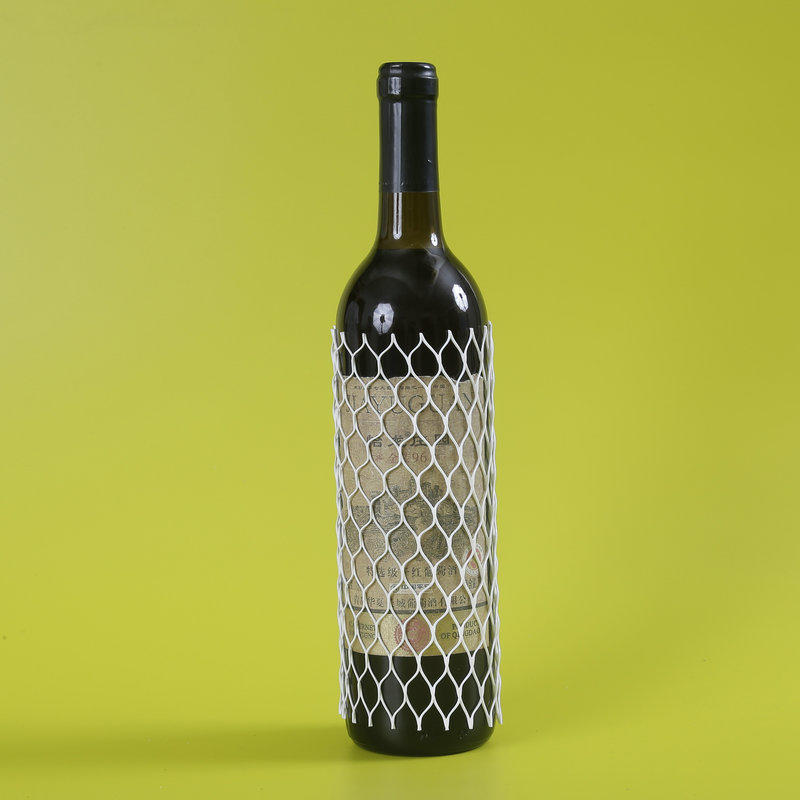 Malha protetora para garrafa de vinho PE com furo de 3-7 cm