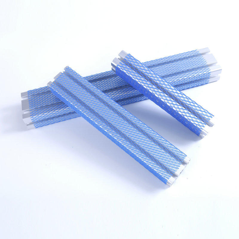 Proteção de peças metálicas de tubos extrudados Pe Rede de manga de malha de plástico