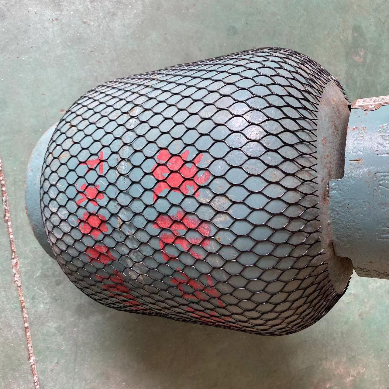 Cobertura de proteção de malha de cilindro de aço